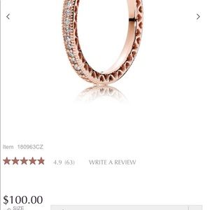 Pandora heart ring